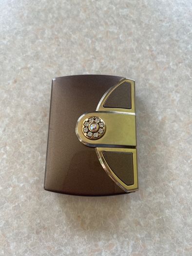 Swarovski Bronze Coloured Compact double mirror