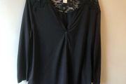 H&amp;M black blouse (medium)