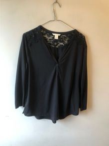 H&M black blouse (medium)