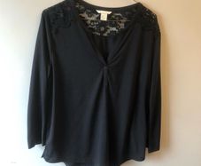 H&M black blouse (medium)