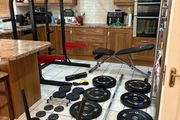 Serious Gym Weightlifting Set, Heavy Power Squat Rack + All In Photos!!