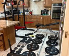 Serious Gym Weightlifting Set, Heavy Power Squat Rack + All In Photos!!