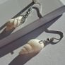 Mini Conch Spiral Shell Earrings Image 2