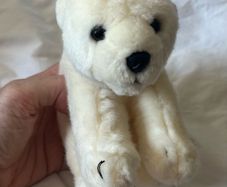 Little white polar bear teddy