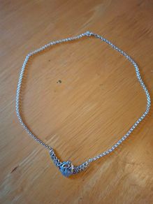 Vintage silver Children of Lir necklace