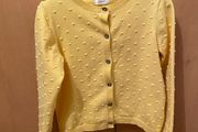 Next Girls Yellow Bobble Cardigan - see 3 pics