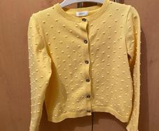Next Girls Yellow Bobble Cardigan - see 3 pics