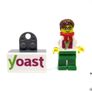 Lego Promotional Yoast Minifigure Special Limited Edition Super Rare Minifigure  Lego Promo Kit Figure YOAST On Magnet Holder Also With Scooter Very Rare   Little is known about these figures but one thing i do know is that they are rare and hard to find Image 3