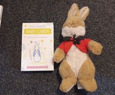 Peter rabbit baby milestone cards and plus rabbit