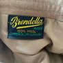Brendella wool brown belted skirt fully lined size 16 Image 7