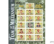 2000 & 2001  Ireland IPTA Collectors Roadshow Kilkenny on GAA Team of Millennium (2000 Hurling & 2001 Gaelic Football) Mint Never Hinged (MNH). 2000 show 26th February and 2001 show was 17th February