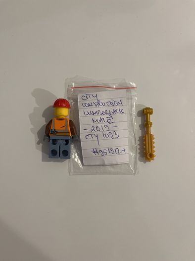 Lego City  Construction Worker minifigure