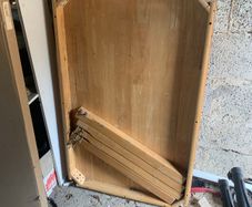 wooden table - handy for garage