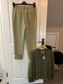 NEW Costa Mani Blouse and Yaya Trousers - Size 12