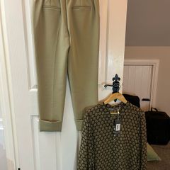 NEW Costa Mani Blouse and Yaya Trousers - Size 12