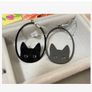 Witchy Black Earrings  - good luck charms :) - excellent gift idea Image 2