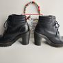 Dr Martens Persephone black leather chunky heel platform boots UK6.5 EU40 US8.5 Image 8