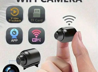 NEW 1080P HD Wireless CCTV live Mini Camera + audio Home Security nanny can etc