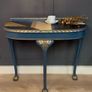 Blue and gold console table hslf moon Image 5