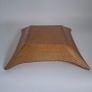 1970s Amber Waffle Glass Tray Image 5