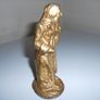 Antique Led "Old Man Figurine("4.5"tall)painted inGold Paint(Approx Early 1900's) Image 2