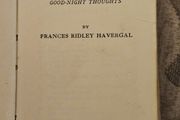 Little Pillows. A Book Of Good-night Thoughts. By Francis Ridley Havergal. Vintage Minature Hardback In Fair Condition.  See Photos For Same.