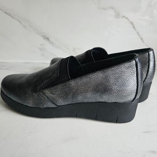 Patricia Miller platform leather slip on shoes comfortable RRP 110 eUK 4 EU 37 perfect for back to school or ladies smart shoes new & boxed SALE need to go