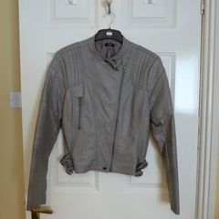 Unique colour & style - Leather Look Jacket size 12