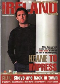 2001 Republic of Ireland v Croatia - International Friendly Programme