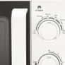 20L White Microwave  800W Compact Countertop Microwave Oven with 6 Power Levels, 30-Min Timer & Defrost Function Perfect for Kitchens, Dorms, and Offices Image 6