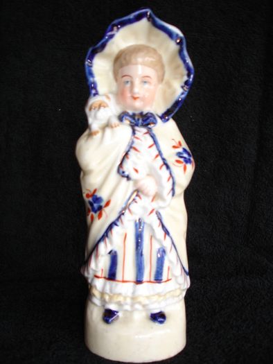 Pair of German  Victorian Bisque Figurines  circ 1800s