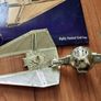 Vintage Star Wars Tie Interceptor Limited Edition Gold Tone Model Kit Amt Ertl 1995 Image 3
