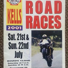 2001 Kells Road Races Programme - Motorcycle Racing - Meath