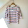 BNWT Seasalt Cornwall Sailor Top 3/4 Sleeve Striped Organic Cotton Image 2