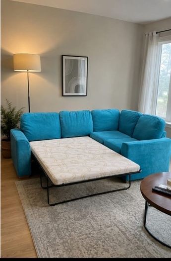 Corner L shaped sofa/sofabed/