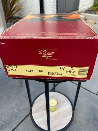 R.M. Williams yearling boots size 8
