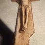 Vintage 1950s Jesus Christ Crucifix painted celluloid  15 3/4 INCHES Image 9