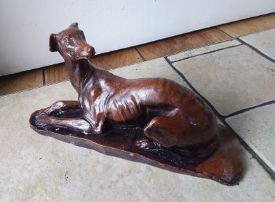 Vintage Sculpture of A Greyhound