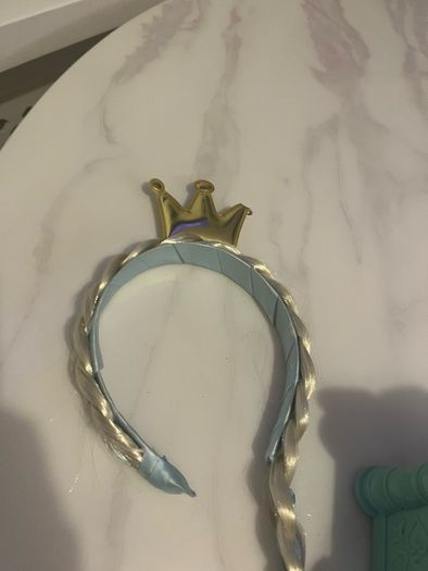 Elsa jewellery box (batteries included) bag and headband