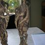Pair of very large Chinese figures Asian/Oriental Antique Chinese Statues Image 2