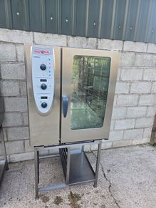 Rational oven and stand