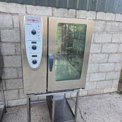 Rational oven and stand