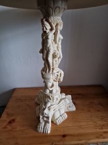 asian carved table