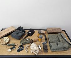 Original Swiss Army Military Issued Maintenance Cleaning Kit from 1950s Collectable Militaria
