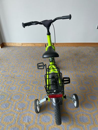 PUKY YOUKE 16 Inch Kids Bike with Helmet Lock and Training Wheels
