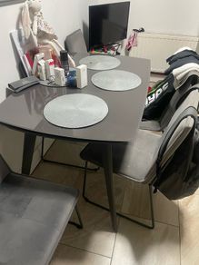 house items for sale table&chairs mirror and fridge freezer