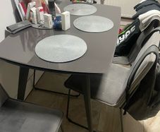house items for sale table&chairs mirror and fridge freezer