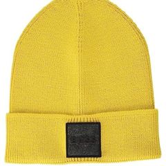 BOSS Beanie, 50% Virgin Wool & 50% Acrilic , Light Pastel Yellow