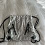 Aldo Silver Drawstring Bag Image 2