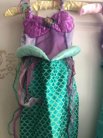 3 Little Mermaid Disney Costume 3-5 5-7 & 8-10 years